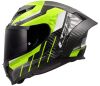 LS2 FF807 DRAGON CARBON-6K TRAX racing helma H-V-žlutá vel.M